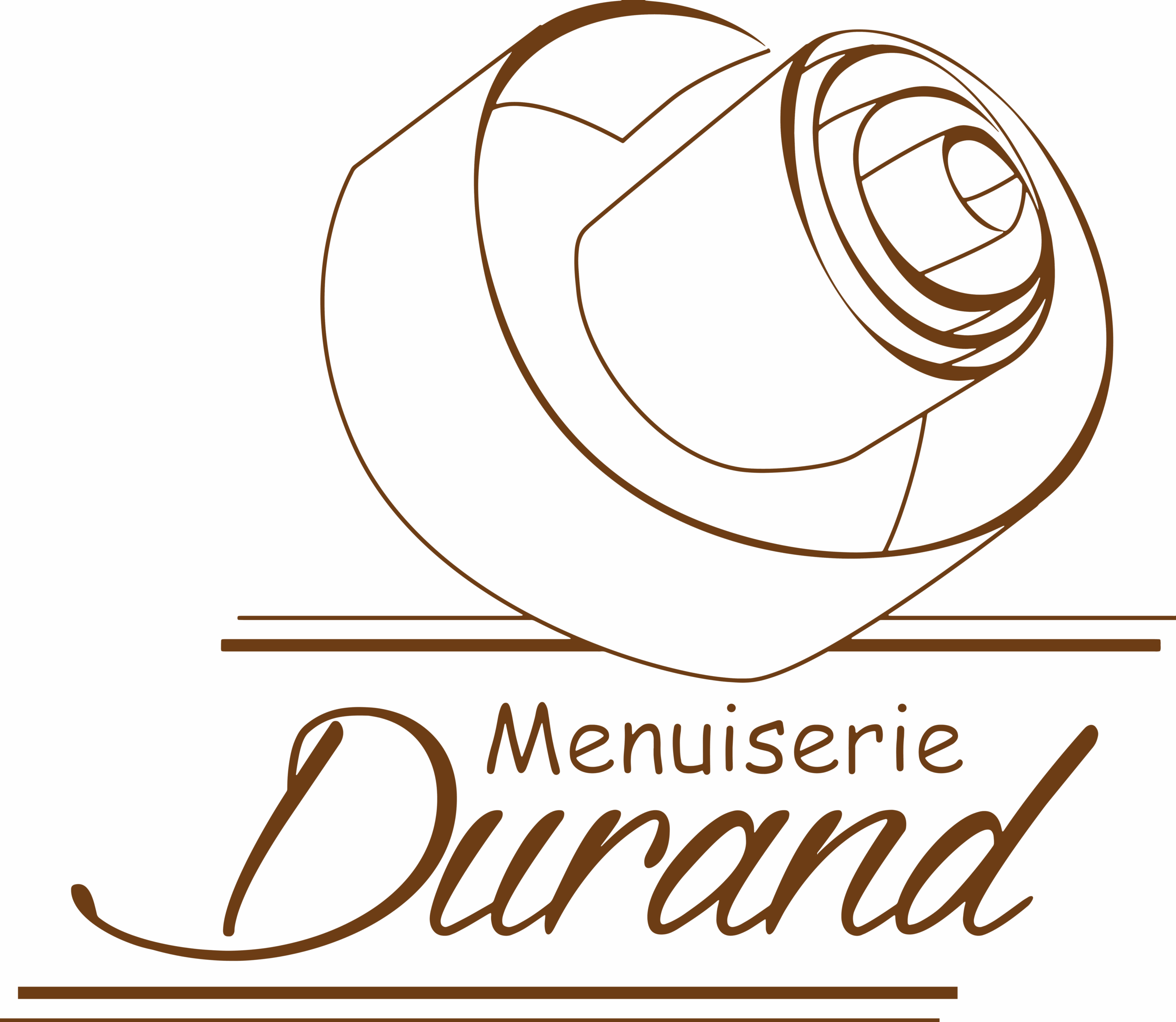logo menuiserie durand