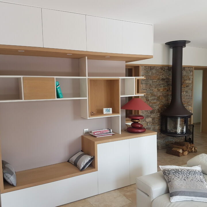 bibliotheque-en-chene